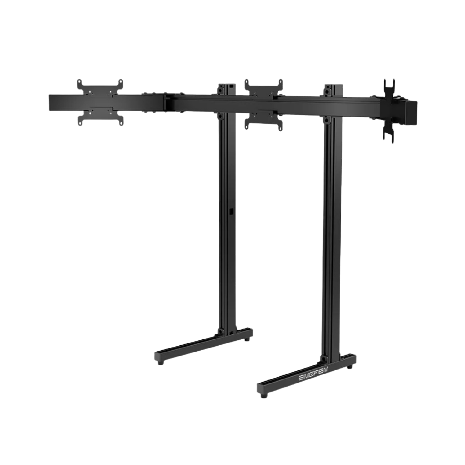 SIMGASM Apex stand viewed from an angle to show its adjustable outer arms